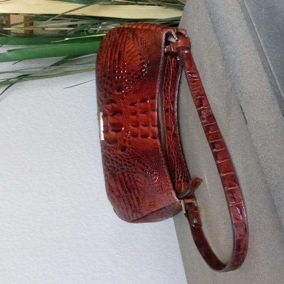 BRAHMIN "Johanna" Pecan Melbourne Medium Hobo Shoulder Bag Purse - Picture 6 of 14